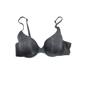 Victoria's Secret Gray Uplift Demi Bra - Size 34C